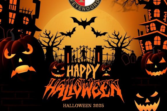 Black and Orange Illustrative Happy Halloween Instagram Post